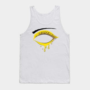 Neon Psychedelic Slime Eye Tank Top